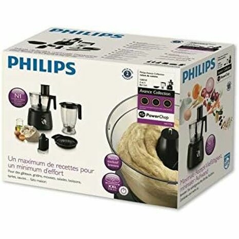 Foodprocessor Philips Zwart 1300 W 4