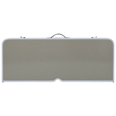 Campingtafel inklapbaar met 4 zitjes staal en aluminium 7