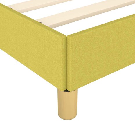 Bedframe zonder matras 100x200 cm stof groen 7
