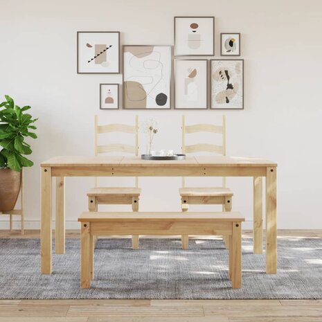 Eetkamerbank PANAMA 105x30x45 cm massief grenenhout 3