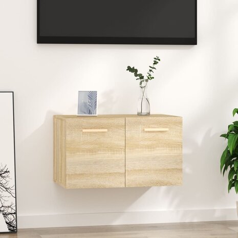 Wandkast 60x36,5x35 cm bewerkt hout sonoma eikenkleurig 1
