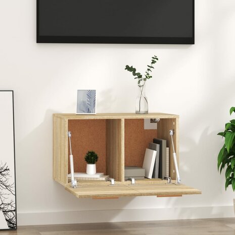 Wandkast 60x36,5x35 cm bewerkt hout sonoma eikenkleurig 3