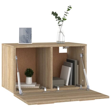 Wandkast 60x36,5x35 cm bewerkt hout sonoma eikenkleurig 4