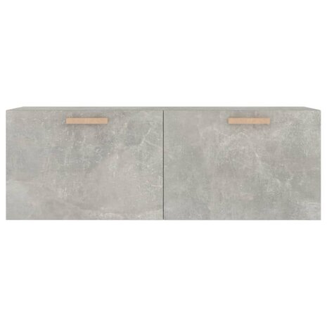 Wandkast 100x36,5x35 cm bewerkt hout grijs 5