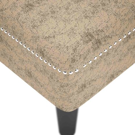 Chaise longue met kussen&rechterarmleuning kunstleer lichtgrijs 7
