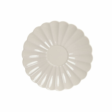 Set van 6 kopjes met schotel Home ESPRIT Wit Porselein 150 ml 5