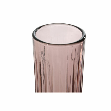 Glazenset Home ESPRIT Roze Kristal 6 x 6 x 18,4 cm (6 Stuks) 2