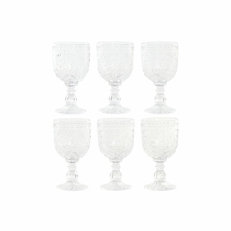 Glazenset Home ESPRIT Transparant Kristal 270 ml (6 Stuks) 1