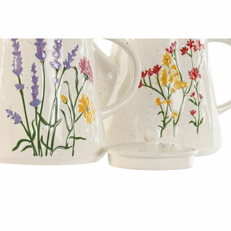 Theepot Home ESPRIT Multicolour Porselein 900 ml (2 Stuks) 1