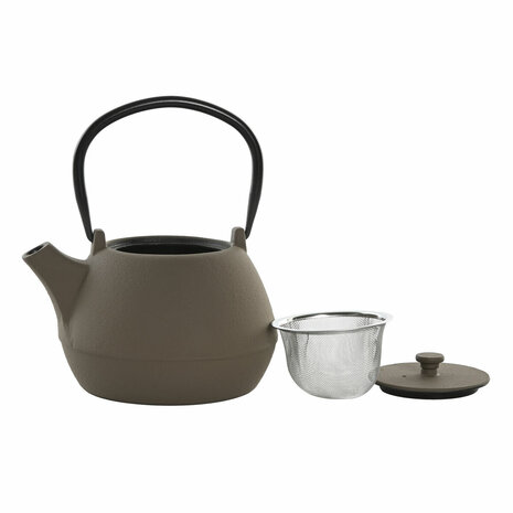 Theepot Home ESPRIT Zwart Beige Roestvrij staal Ijzer 1,2 L (2 Stuks) 3