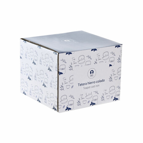 Theepot Home ESPRIT Blauw Roestvrij staal Ijzer 800 ml 3