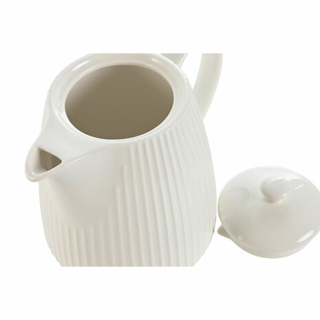 Theepot Home ESPRIT Wit Porselein 1 L 3