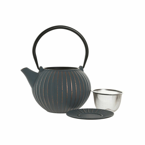 Theepot Home ESPRIT Turkoois Roestvrij staal Ijzer 850 ml 3