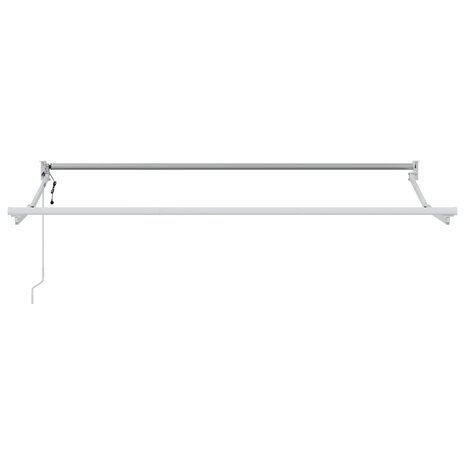 Elektrisch uitschuifbaar zonnescherm frame Wit 2,5 x 2 m 2