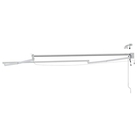 Elektrisch uitschuifbaar zonnescherm frame Wit 3 x 2 m 5