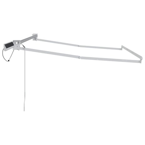 Elektrisch uitschuifbaar zonnescherm frame Wit 3,5 x 2,5 m 3