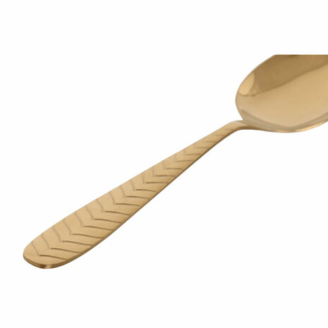 Bestek Home ESPRIT Gouden Roestvrij staal 2 x 0,4 x 22,5 cm 16 Onderdelen 5