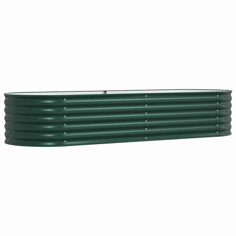Verhoogde tuinbak Groen 240 x 80 x 44 cm Staal 5