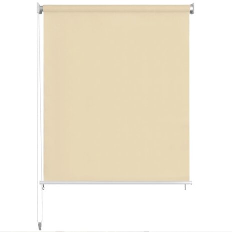 Rolgordijn voor buiten 100x230 cm cr&egrave;me 2
