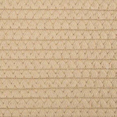 Opbergmanden 2 st &Oslash; 28x28 cm katoen beige en wit 8