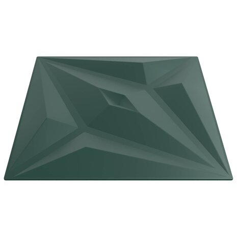 Wandpanelen Ster 24 pcs Ster Groen 50 x 50 cm XPS Schuim 3