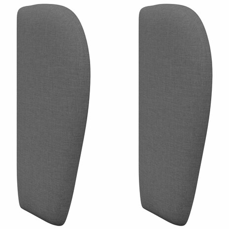 Hoofdbord oor Dim Grijs 40 x 23 x 6 cm Stof 2