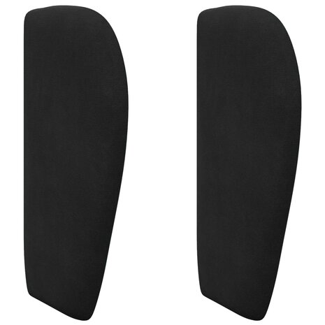 Hoofdbord oor Zwart 40 x 23 x 6 cm Fluweel 2