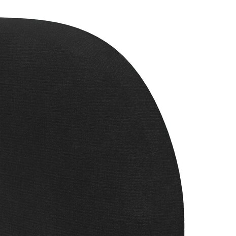 Hoofdbord oor Zwart 40 x 23 x 6 cm Fluweel 9