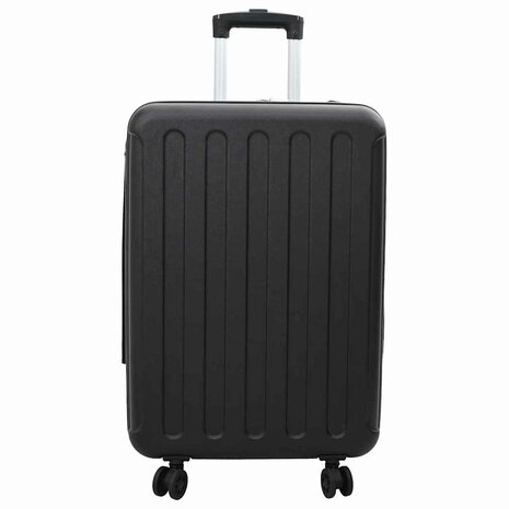 Koffer met slot Zwart 43 x 27 x 66 cm ABS Kunststof 3