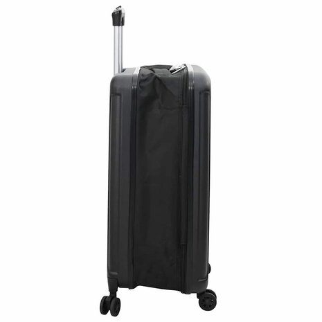 Koffer met slot Zwart 43 x 27 x 66 cm ABS Kunststof 4