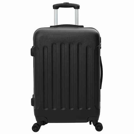 Koffer met slot 3 pcs Zwart 50 x 31 x 78 cm ABS Kunststof 3