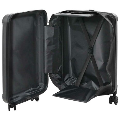 Koffer met slot Donkergrijs 34 x 23 x 55.5 cm ABS Kunststof 2