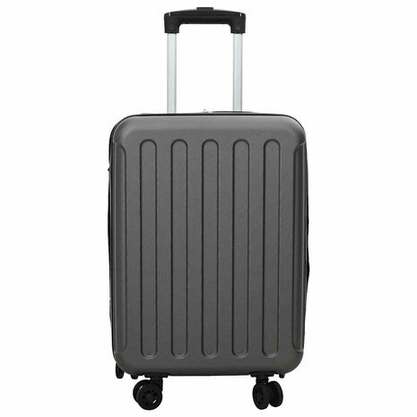 Koffer met slot Donkergrijs 34 x 23 x 55.5 cm ABS Kunststof 3