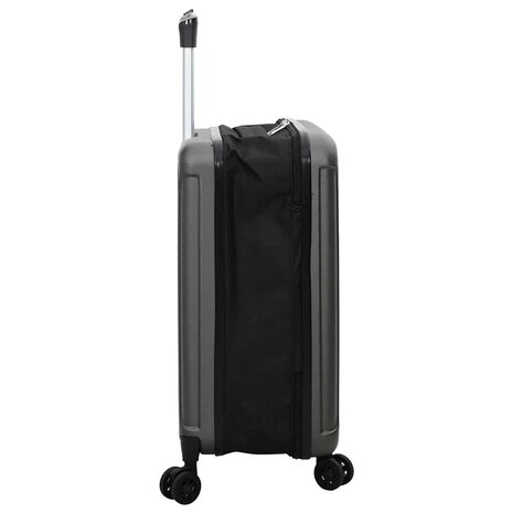 Koffer met slot Donkergrijs 34 x 23 x 55.5 cm ABS Kunststof 4