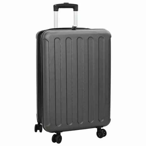 Koffer met slot Donkergrijs 43 x 27 x 66 cm ABS Kunststof 1