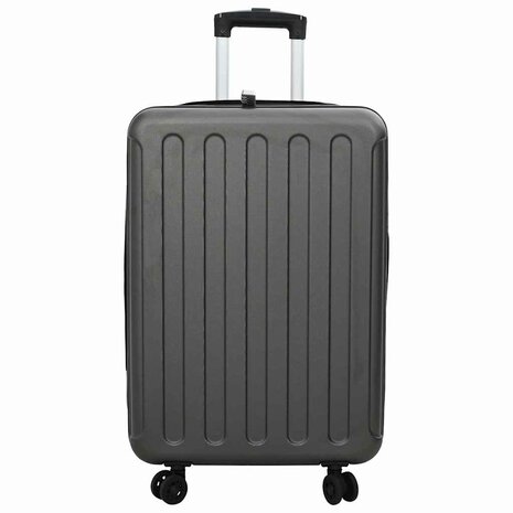 Koffer met slot Donkergrijs 43 x 27 x 66 cm ABS Kunststof 3