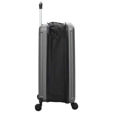 Koffer met slot Donkergrijs 43 x 27 x 66 cm ABS Kunststof 4