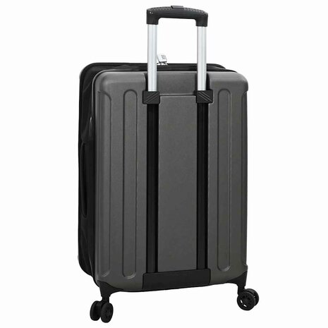 Koffer met slot Donkergrijs 43 x 27 x 66 cm ABS Kunststof 5