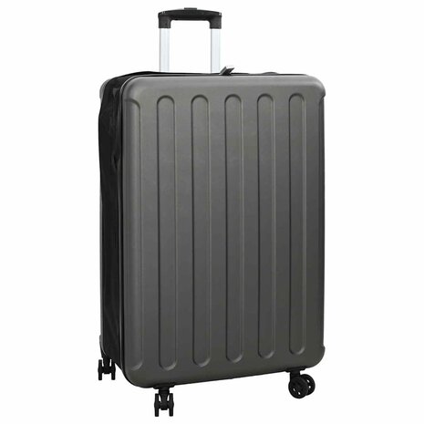Koffer met slot Donkergrijs 50 x 30 x 76 cm ABS Kunststof 1