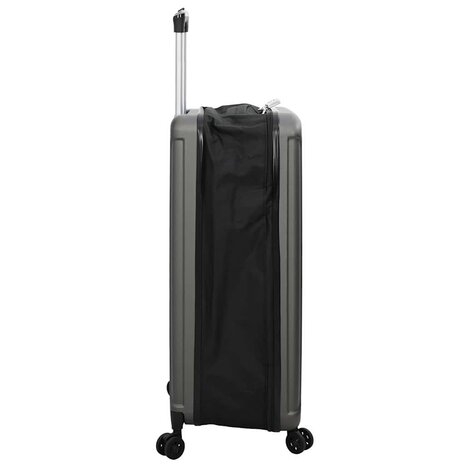 Koffer met slot Donkergrijs 50 x 30 x 76 cm ABS Kunststof 4