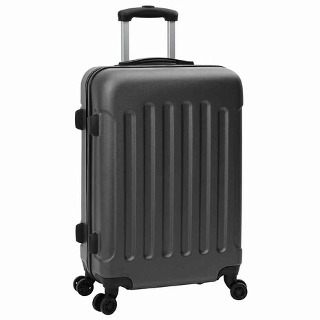 Koffer met slot 3 pcs Donkergrijs 50 x 31 x 78 cm ABS Kunststof 3