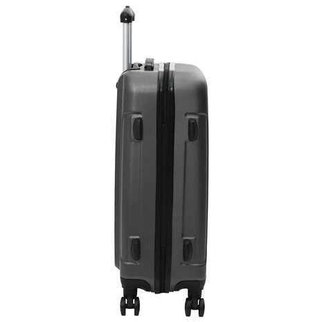 Koffer met slot 3 pcs Donkergrijs 50 x 31 x 78 cm ABS Kunststof 5