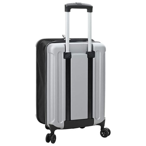 Koffer met slot Zilver 34 x 23 x 55.5 cm ABS Kunststof 5