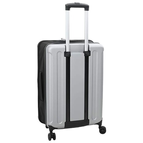Koffer met slot Zilver 43 x 27 x 66 cm ABS Kunststof 5