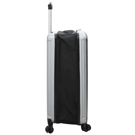 Koffer met slot Zilver 50 x 30 x 76 cm ABS Kunststof 4