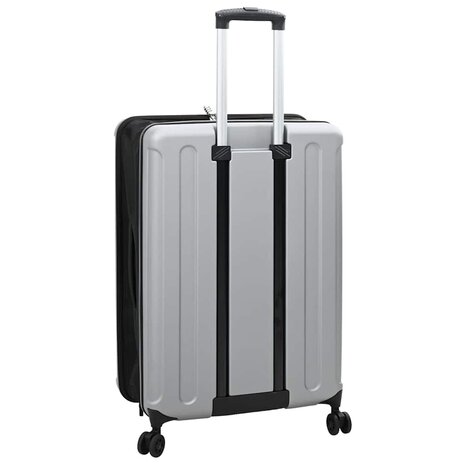 Koffer met slot Zilver 50 x 30 x 76 cm ABS Kunststof 5