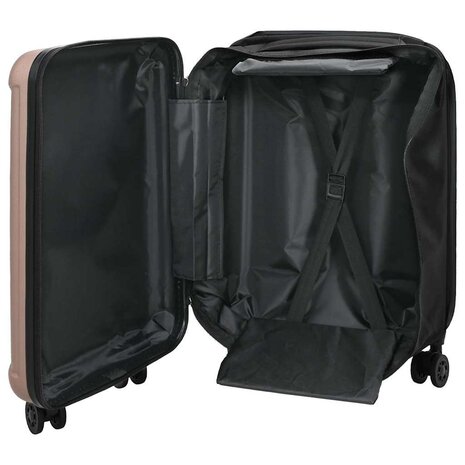 Koffer met slot Ros&eacute;goud 34 x 23 x 55.5 cm ABS Kunststof 2