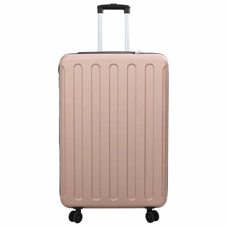 Koffer met slot Ros&eacute;goud 50 x 30 x 76 cm ABS Kunststof 3