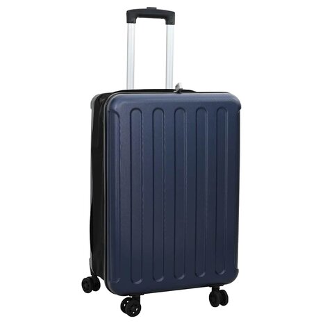 Koffer met slot Donkerblauw 43 x 27 x 66 cm ABS Kunststof 1