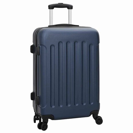 Koffer met slot 3 pcs Donkerblauw 50 x 31 x 78 cm ABS Kunststof 2